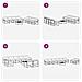 Set di divani da esterno 9 pcs Bianco e Crema 79 x 79 x 37 cm - Foto miniatura 7