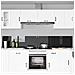 Schienale da cucina 2 pcs Nero 120 x 40 cm vetro temperato - Foto miniatura 3