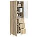 Set di armadi 2 pcs 66 x 34,5 x 90 cm Legno ingegnerizzato - Foto miniatura 2