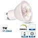 Faretti Led 7w Gu10 Smd Dimmerabili Spotlight Luce Fredda 6000k Vt-2886d 1668 - Foto miniatura 1