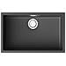 Lavello Zen 130 Keratek Plus 75x45 cm 1 vasca Colore Dark Grey 99 - Foto miniatura 1