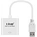 Adattatore Video Usb 3.0 Maschio A Vga Femmina 1080p Bianco - Foto miniatura 1