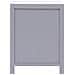 Comodino Grigio 38x28x52 Cm In Legno Di Paulownia - Foto miniatura 5