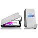Custodia Compatibile Con Lg G3 In Magnesio Bianco - Coperchio Protettivo In Design Flip Realizzato In Similpelle Testurizzata - Foto miniatura 3