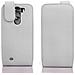 Custodia Compatibile Con Lg G3 In Magnesio Bianco - Coperchio Protettivo In Design Flip Realizzato In Similpelle Testurizzata - Foto miniatura 4