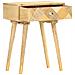 Comodino 40x30x58 Cm In Legno Massello Di Mango - Foto miniatura 2