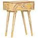 Comodino 40x30x58 Cm In Legno Massello Di Mango - Foto miniatura 8