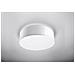 Lampada Da Soffitto Rotonda In Pvc, Modello Arena 35 Sl. 0123, 2 Luci Led E-27, Colore: Bianco - Foto miniatura 5