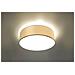 Lampada Da Soffitto Rotonda In Pvc, Modello Arena 35 Sl. 0123, 2 Luci Led E-27, Colore: Bianco - Foto miniatura 7