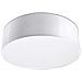 Lampada Da Soffitto Rotonda In Pvc, Modello Arena 35 Sl. 0123, 2 Luci Led E-27, Colore: Bianco - Foto miniatura 1