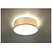Lampada Da Soffitto Rotonda In Pvc, Modello Arena 35 Sl. 0123, 2 Luci Led E-27, Colore: Bianco - Foto miniatura 3