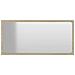 Specchio da Bagno Rovere Sonoma 80x1,5x37 cm Legno Multistrato - Foto miniatura 2