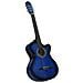 Set Chitarra Western 12 pz con Equalizzatore e 6 Corde Blu - Foto miniatura 6