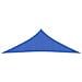 Vela Parasole 160 g / m² Blu 2,5x2,5x3,5 m in HDPE - Foto miniatura 2