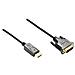 NEDIS Cavo DisplayPort - DVI-D 24+1 Maschio, 2 Metri, Nero, Nichelato, 1080p