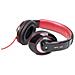 Cuffie a Padiglione MHS-BOS Stereo con Cavo - Rosso Nero - Foto miniatura 4