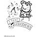 Set Da Disegno Peppa Pig Junior Viola / Rosa 31 Pz - Foto miniatura 2