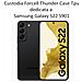 Thunder Custodia Tpu Silicone Cover Case Per Samsung Galaxy S22 S901 Black - Foto miniatura 2