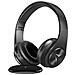 Cuffie TM-YH690 con Microfono Connessione Wireless Colore Nero - Foto miniatura 1