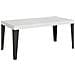 Tavolo Allungabile 90x180/284 Cm Flame Telaio Antracite - Bianco Frassino - Foto miniatura 1