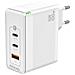 ASCH-100W3P008-W Caricabatterie per dispositivi mobili Universale Bianco AC Ricarica rapida Interno - Foto miniatura 2