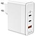 ASCH-100W3P008-W Caricabatterie per dispositivi mobili Universale Bianco AC Ricarica rapida Interno - Foto miniatura 3