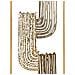 Decorazione Da Parete Thulium Metallo 75 Cm Oro - Foto miniatura 5