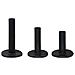 Tee Da Golf In Gomma Per Driving Range 3 Misure 58/68/85 Mm Confezione Da 3 Black - Foto miniatura 1