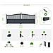 Cancello Battente 4m Meije Alt. 140cm Alluminio + Motorizzazione Bunker B500 - Foto miniatura 6
