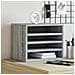 Organizer Scrivania Grigio Sonoma 36x26x29,5 Legno Multistrato - Foto miniatura 1