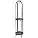 Supporto Per Vasi Tamarix Metallo 35 Cm Nero - Foto miniatura 2