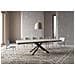 Tavolo allungabile 90x180/440 cm Karida cashmere gambe antracite - Foto miniatura 3