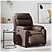 Poltrona Reclinabile Elettrica Marrone In Similpelle - Foto miniatura 1