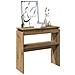 Tavolo Consolle Rovere Artigianale 102x30x80 Cm In Truciolato - Foto miniatura 1