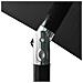 Lusso Casadino -  Ombrellone A Sbalzo Con Palo In Acciaio E Led Nero 2x3 M - Foto miniatura 7