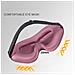 Mascherina Per Occhi 3d: Comfort E Oscurità Per Un Sonno Riposante Pink - Foto miniatura 4