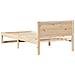 Struttura del letto Marrone 90 x 200 cm Legno massello di pino - Foto miniatura 8