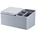Dispenser Elettrico Intelligente Per Fazzoletti Con Sensore - Ricaricabile Usb E Portaoggetti Multi-scomparto Grey - Foto miniatura 1