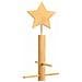 Albero di Natale in legno con supporto Marrone 180 cm Bambù - Foto miniatura 8