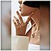 Smart Ring Con Display E Custodia Di Ricarica - Monitoraggio Fitness E Salute Gold 13 - Foto miniatura 7