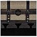 Baul Porta Bottiglie In Legno Marrone 44x30x85h Cm - Foto miniatura 7