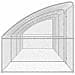 Cuccia per cani 4 pcs Argento 8 x 2 x 2 m Acciaio zincato - Foto miniatura 5