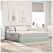 Letto con Contenitore con materasso Grigio chiaro 90 x 200 cm - Foto miniatura 2