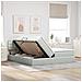 Letto con Contenitore con materasso Grigio chiaro 90 x 200 cm - Foto miniatura 4