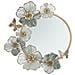 Specchio Con Cornice Fiori 59-multicolore-metallo-63x6,4x70,5 Cm - Foto miniatura 1