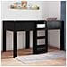 Letto a Castello per Bambini Rovere Nero 90 x 190 cm - Foto miniatura 2
