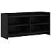 Mobile TV 100 x 33 x 47 cm Rovere Nero Legno ingegnerizzato - Foto miniatura 1