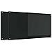 Schienale da cucina 2 pcs Nero 120 x 60 cm vetro temperato - Foto miniatura 1