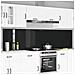 Schienale da cucina 2 pcs Nero 120 x 60 cm vetro temperato - Foto miniatura 2
