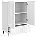 Credenza Bianco 66 x 34,5 x 97 cm Legno ingegnerizzato - Foto miniatura 4